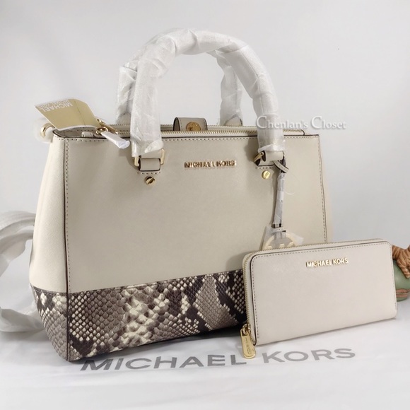Michael Kors Handbags - NWT Michael Kors Sutton Medium & Wallet
